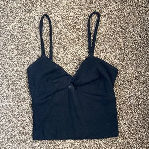Twist-Front Crop Top